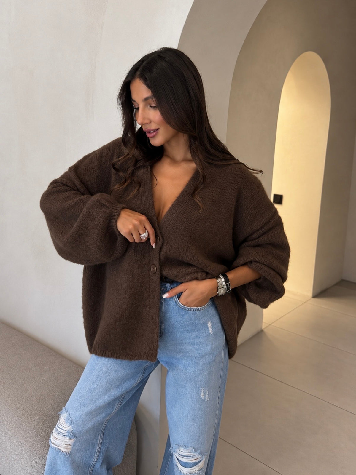 Megztinis "Brown Nina"