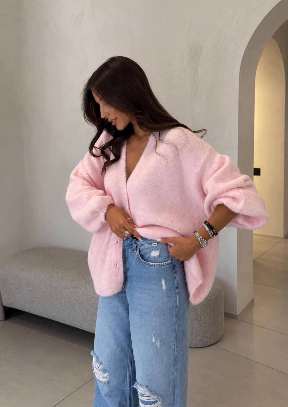 Megztinis "Pink Nina"
