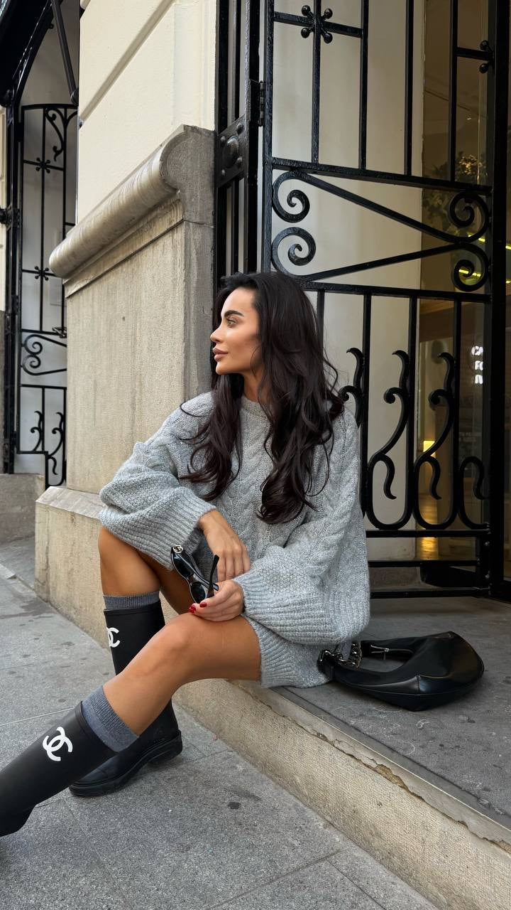 Megztinis/Suknelė "Gray Tiziana"